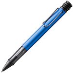 LAMY AL-star oceanblue - Ballpoint Pen with transparent, ergonomic grip & line width M - lightweight aluminium body - including large capacity refill LAMY M 16 in black