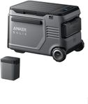 Anker SOLIX EverFrost 2 40L Car Fridge & Cooler Box, Powered Cooler with 288Wh Battery, Powered by AC/DC or Solar, For Camping, Travel, and Fishing, -20℃ to 20℃ (Only 1 Battery Included)