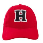 4sold Kids Casual Cotton Baseball Cap Alphabet A-Z Red Caps Black Letter Snap Back Hat Hats Snapback - H