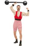 Smiffys Deluxe Strongman Costume, Men (M, Red)