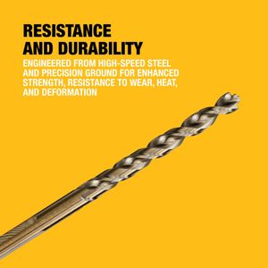 DEWALT EXTREME 2 HSS-G Drill Bit Set – 29 Piece High-Speed Steel