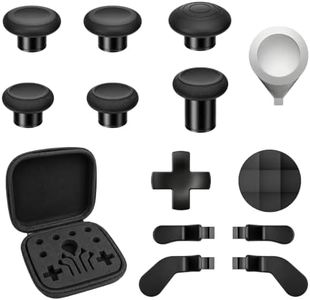 14 in 1 Metal Thumbsticks for Xbox Elite Controller Series 2, Black