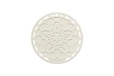 Le Creuset French Trivet, Silicone, Heat resistant to 250°C, 20 cm, Meringue, 42401207160000