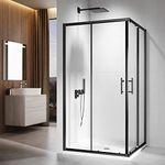 ELEGANT Shower Enclosure Corner Bla