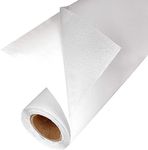 WISDOM 100% Privacy Vinyl Frosted Window Self Adhesive Glass Film Glass Film No Glue Anti-UV Window Sticker Non Adhesive (20 Inch X 60 Inch, 100% Privacy Frosted)
