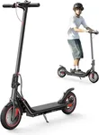 iScooter Electric Scooter for Adults with Powerful 500W Motor & 42V 7.5Ah Battery, 22 Mph Top Speed, 18Miles Max Range, Portable Folding Commuting E-Scooter for Adults with Dual Braking System & App