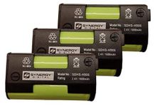 Synergy Digital Cordless Phone Batteries - Replacement for Sennheiser BA2015 Cordless Phone Battery (Set of 3)