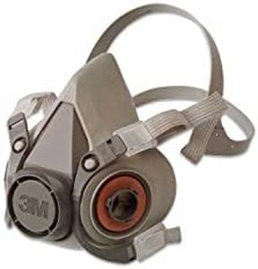 3M Reusable Half Face Mask, Medium, 6200, EN safety certified