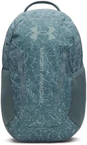 Under Armour Unisex Hustle 6.0 Backpack, Jasper Blue/Jasper Blue/Serpentine