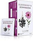 Nutra Tea - Elderberry & Echinacea Tea | Elderberry Tea - 20 Tea Bags - Herbal Tea - (1 Pack)