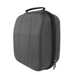 Geekria Shield Case for Large-Sized Over-Ear Headphones, Replacement Protective Hard Shell Travel Carrying Bag with Cable Storage, Compatible with Sennheiser HD820, HD800, Pulse Elite (Dark Grey)