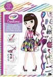 CRAYOLA 04 0472 Creations Sticker Look Book, Design Fashionable Outfits, Includes Stickers, Perfect for Aspiring Kid Designers, 30 Pages