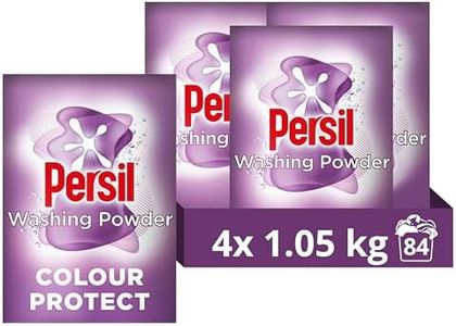 Persil Colour Protect Washing Powder keeps colours bright for outstanding stain removal in cold washes 84 washes (4x 1.05 kg)