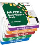 Air Fryer Cheat Sheet Magnets Cooking Guide Booklet Over 200 Foods, Air Fryer Cooking Times Chart, Air Fryer Magnetic Cheat Sheet Set, Cookbook Instant Air Fryer Accessories for Cooking and Frying