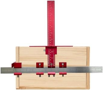 WAYCOJOY Cabinet Hardware jig Cabinet Hardware Template for Installing Drawers Pulls and Pulls on Cabinet Doors Cabinet Handle Template Tool for Handle and Pull Installation (All Aluminum)