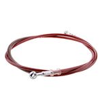 CALANDIS® 200cm Motorcycle Brake Clutch Throttle Cable Oil Hose Line Pipe Red