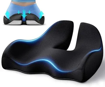 Benazcap X Large Memory Seat Cushion for Office Chair Ergonomic Cushions Pad Pillow for Pressure Relief Sciatica & Pain Relief Memory Foam for Long Sitting for Gaming Chair and Car Seat