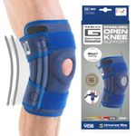Neo-G Knee Support Brace Stabilised Open Patella - For Knee Pain Arthritis, Joint Pain, Meniscus Tear, Ligament Injuries - Adjustable Compression Knee Support Patella Knee Strap