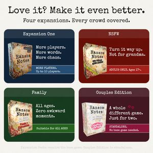 Ransom Notes Word Magnet Game – Creative Party Card Game