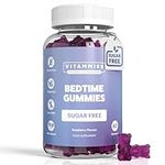 Vitammies Vegan Sugar-Free Bedtime Support Gummies | Night Time Support Supplement | Gluten-Free | Magnesium | Chamomile | B6 | Sugar-Free | Lemon Balm