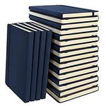 Simply Genius A5 Notebooks for Work, Travel, Business, School & More - College Ruled Notebook - Hardcover Journals for Women & Men - Lined Books with 192 pages, 5.7" x 8.4"(Navy, 20 Pack)