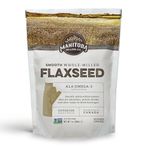 Manitoba Milling Finest Whole Milled Smooth Golden Flaxseed Flax Seed Powder, 1 Lb. (16 oz), Fiber, Protein, ALA Omega-3 Fats, Non-GMO, Gluten-Free, Farm-to-You, Family-Owned Farm Company