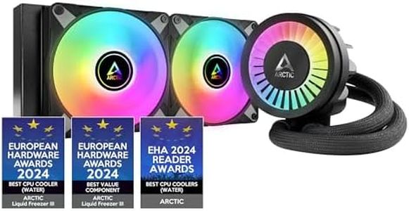 ARCTIC Liquid Freezer III 240 A-RGB (nero)- Sistema di raffreddamento ad acqua per PC, dissipatore a liquido All-in-One per CPU AIO, compatibile con Intel e AMD, pompa efficiente controllata da