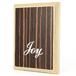 Joy 101 Series Cajon with veined Ebony Tapping & Birch Wood Body, Mini Pad (JOY101)