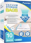 Fygrip 10 Pack Jumbo Vacuum Storage
