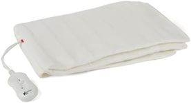 Kleeneze KL1285STK Electric Heated Under Blanket – Double Size Mattress Heater Topper with 3 Heat Settings, Easy-to-Use Removable Controller, Overheat Protection, 107 x 120 cm, Machine Washable, 60 W