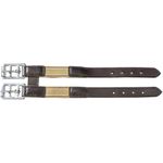 Tough 1 EquiRoyal Leather with Elastic Girth Extension, Brown