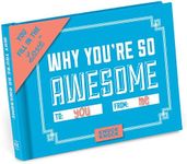 Knock Knock Why You're So Awesome Book Fill in the Love Fill-in-the-Blank Book Gift Journal, 4.5 x 3.25-inches