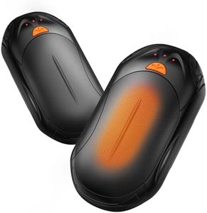 BOSONER Electric Hand Warmers Rechargeable: 2 Pack 6000mAh USB Hand Warmer Reusable Portable Pocket Heater 3 Heating Modes Rechargeable Hand Warmer - Tech Gifts for Men Women Raynauds Camping