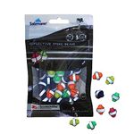 Salzmann 3M Spoke Beads | Reflective and Colorful | Made with 3M Scotchlite | Pack of 36