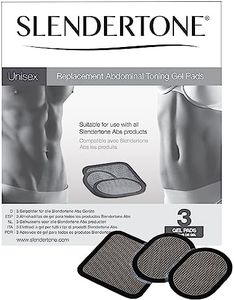 Slendertone Gel Pads for All Slendertone Abdominal Belts, 1 Set (3 Gel Pads)