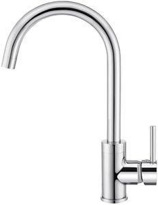 ACA International WELS Kitchen Mixer Tap Solid Brass Taps Faucet (Chrome)