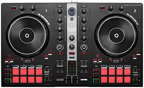 Hercules DJControl Inpulse 300 MK2 – USB DJ controller – 2 decks with 16 pads and built-in sound card – DJ software and tutorials included