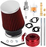 SOFO for Predator 212 stage 1 Air Filter kit w/Spark Plug for Honda GX160 GX200 6.5Hp Baja MB165 & MB200 CT200U BT200X CT200U-EX Performance Parts （Red）