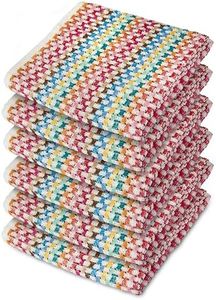 Emma Barclay Tea Towels for Kitchen Packs of 6 100% Cotton Terry Tea Towels Multicoloured Kitchen Home Household Essentials Dish Towels Kitchen Cloths Jazz Design 6 Pack