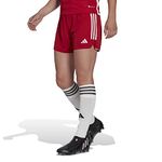 adidas Women's Tiro 23 League Shorts, Team Power Red/White, Small