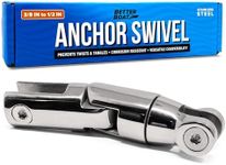 Better Boat Anchor Swivel Stainless Steel Anchor Swivel Shackle Chain Swivels 3/8" to 1/2 "