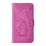 iPhone 6S Case, iPhone 6 Case Flip Shockproof PU Leather Wallet Cover Elephant & Butterfly with Stand Magnetic Holder TPU Gel Bumper Folio Slim Fit Protective Phone Case for iPhone 6S/iPhone 6 Purple