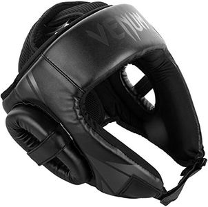 Venum Challenger Open Face Headgear - Black/Black, One Size