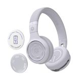 ONANOFF StoryPhones, Storytelling Foldable Bluetooth Kids Headphones-Intro Bundle with ZenDisk and PlayShield, Perfect for Travel, Learning, Screen-Free Entertainment, Stories and Music (Grey)