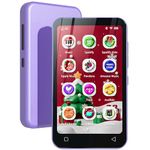 80GB Kids MP3 Player with Bluetooth and WiFi, Parental Controls, Pre-Installed Spotify, Audible, TIMMKOO 4" MP4 Player Up to 1TB (Purple)