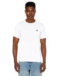 Calvin Klein Jeans Men's CK ESSENTIAL SLIM TEE, Bright White, L