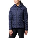 Columbia Womens Delta Ridge Down Hooded Jacket, Nocturnal, S