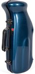 Crossrock Trumpet Case- Fiberglass Hardshell with Backpack Straps in Blue