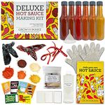 Deluxe Hot Sauce Making Kit - Includes Everything Needed to Make 6 Sauces