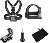 GoPro Accessories Head Helmet Strap Chest Harness Mount Chest Belt for Gopro 9 8 7 6 5 Accessories Strap Mount Adjustable for Gopro Hero 9 8 7 6 5 4 3+2 1